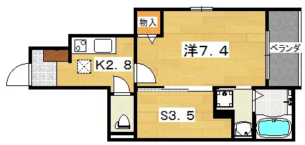 ココットルーチェM&Kの間取り