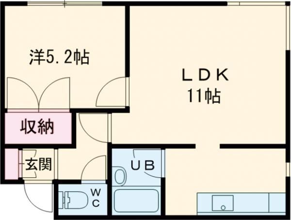 フェローハウスIIの間取り