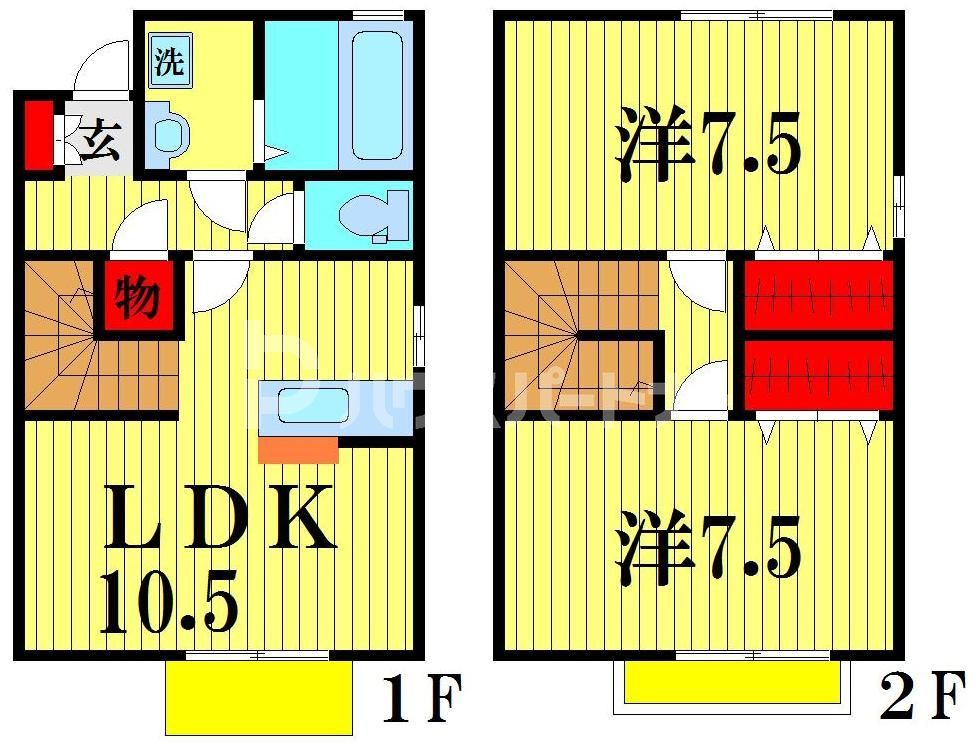 セントラルパークハイツ　Ａの間取り