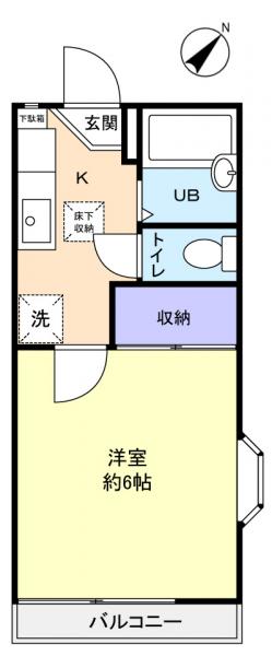 フロリアードＡ棟の間取り