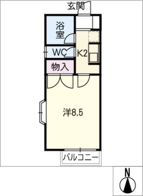 アザレ清住の間取り