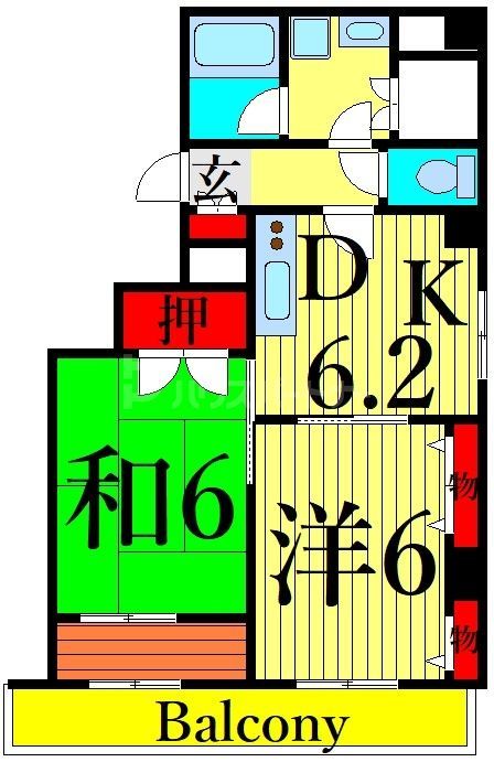 岩沢第一ビルの間取り