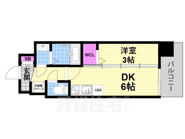 Luxe住道駅前の間取り