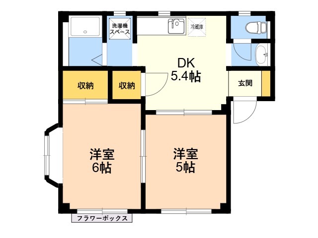 エスポワールＴ2の間取り