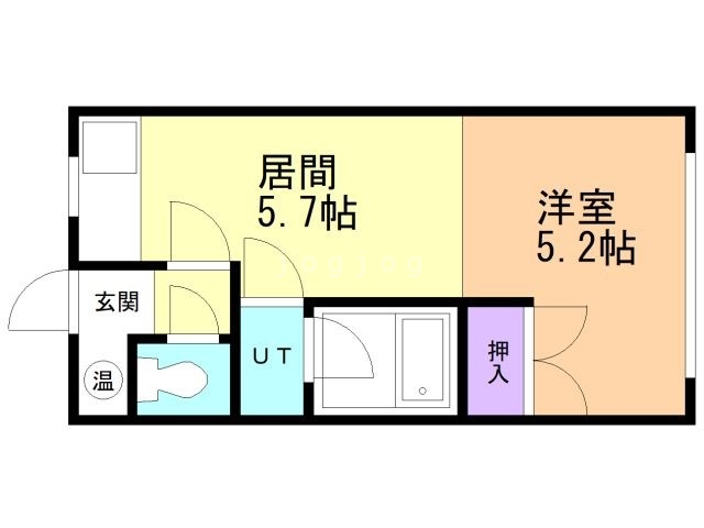 コーポ秋山３の間取り