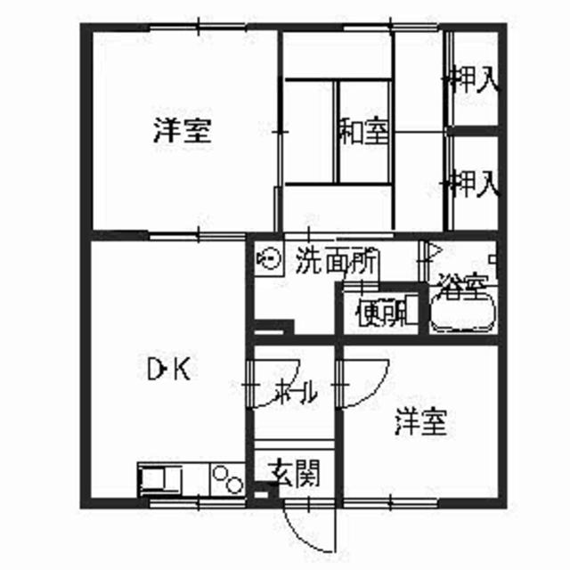 フレグランス六甲北Ｂの間取り