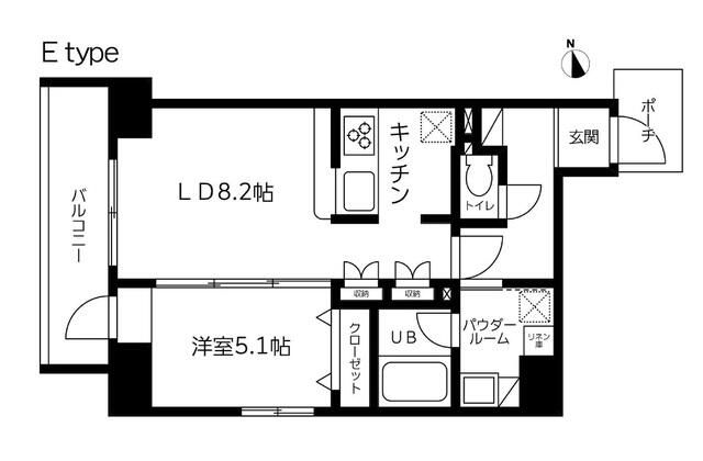 スカイコート蔵前IIの間取り