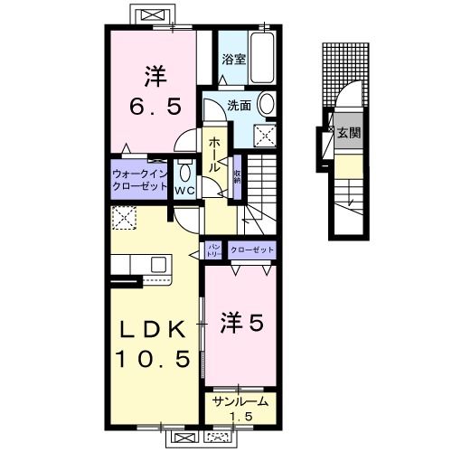 ノーブル　壱番館の間取り