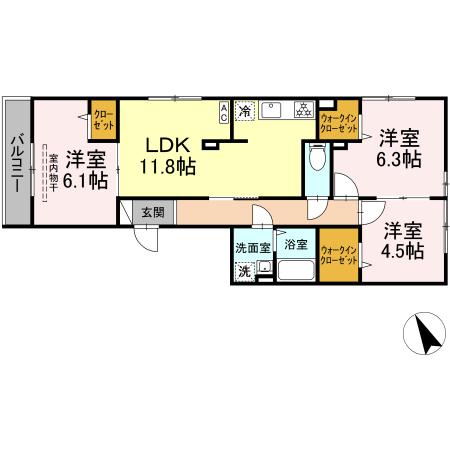 足立区加賀のアパートの間取り