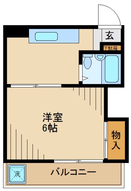 八王子市大塚のマンションの間取り