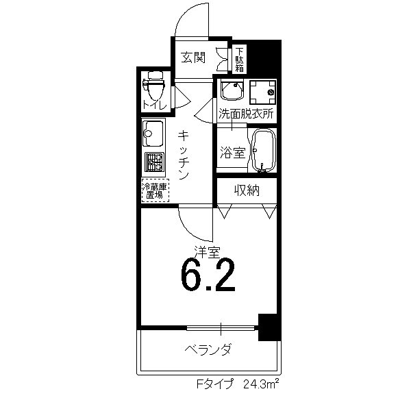 アスヴェル京都外大前の間取り