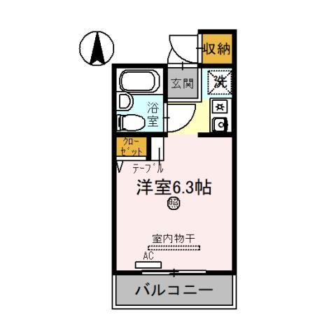 シャロームIIの間取り