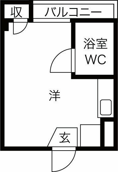 大阪市旭区太子橋のマンションの間取り