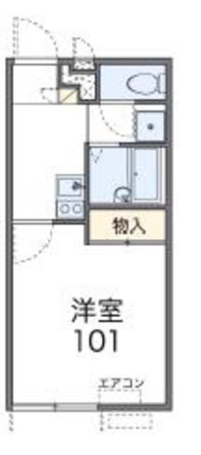 川越市豊田町のアパートの間取り