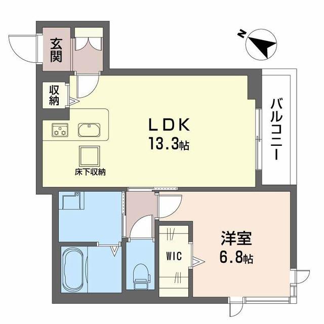 ラグジュール南彦根の間取り