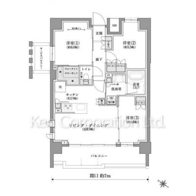 ＴＥＮＡＳ千歳船橋の間取り