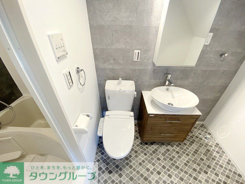 洗面設備　同一施工会社参考写真