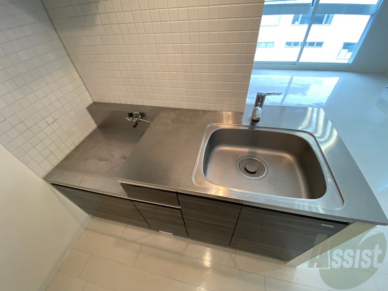 キッチン　ガスキッチンです。２口コンロが設置できます。