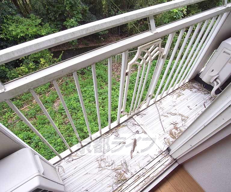 バルコニー　緑が見えてリラックスできます！