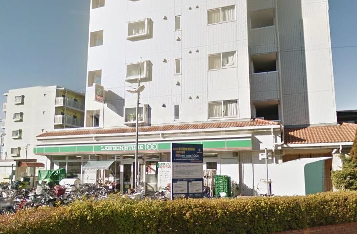 コンビニ　ローソンストア100東船橋駅北口店（コンビニ）まで1m