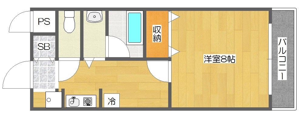 ヴィラスミノエの間取り写真