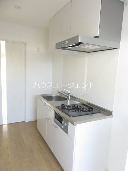 キッチン　2口ガスシステムキッチンです。