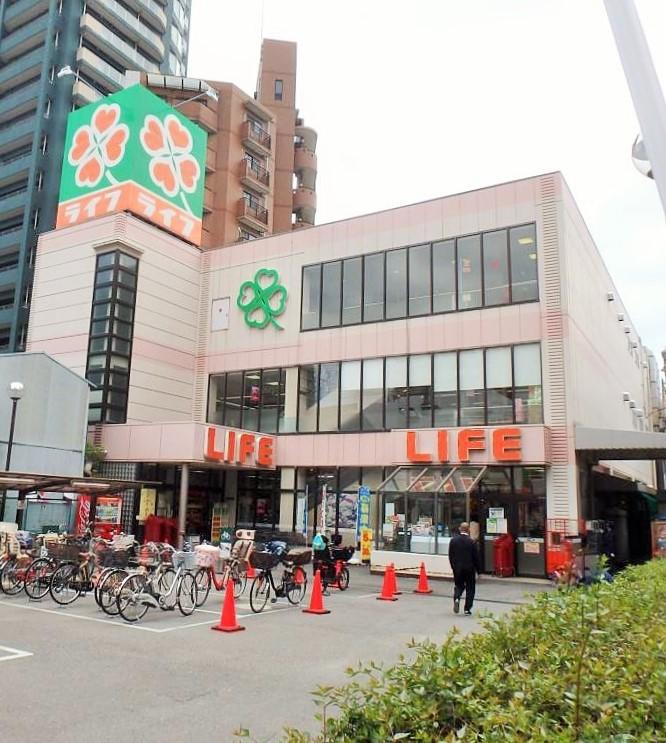 スーパー　ライフ　四天王寺（スーパー）まで229m