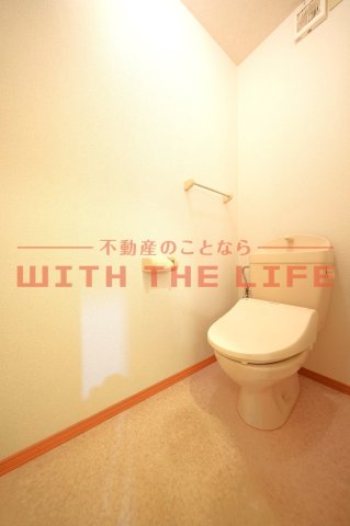 トイレ　ゆったりとした空間のトイレです