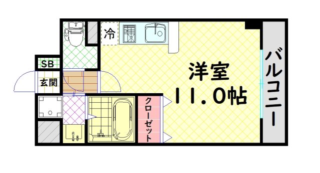 アリオーラ中百舌鳥の間取り写真