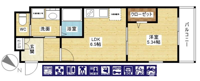 ＪＲ東海道本線 塚本駅 徒歩5分 3階建 新築の間取り写真