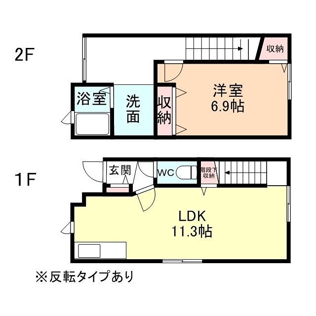 DーBOX山室D棟の間取り写真