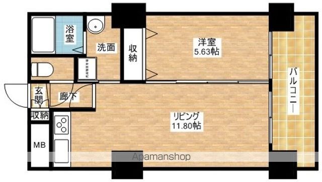 ノルデンタワー新大阪プレミアムの間取り写真