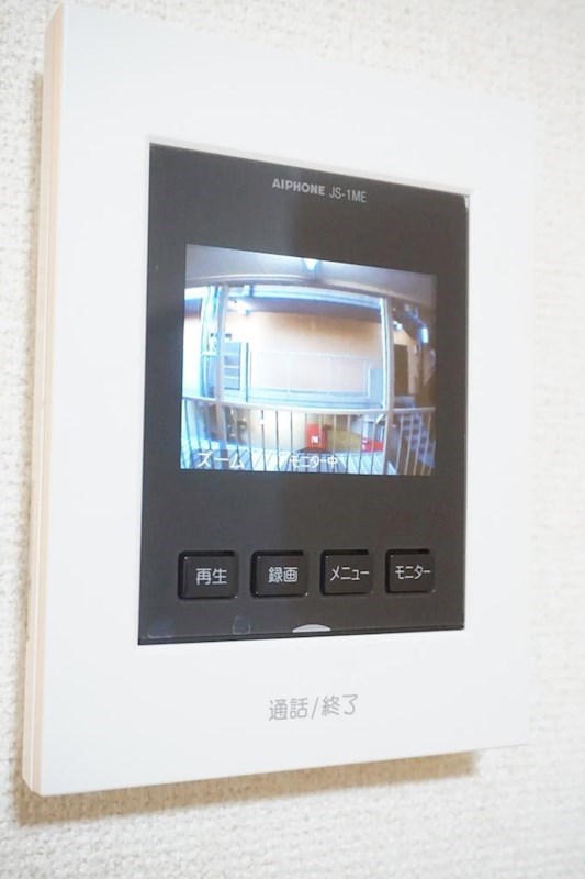 セキュリティ　来客時に便利、ＴＶモニター付インターホン