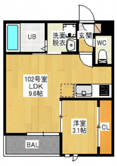 GRANDTIC TOMITAの間取り写真