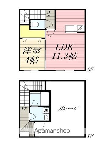 甘木鉄道 太刀洗駅 徒歩13分 2階建 築2年の間取り写真