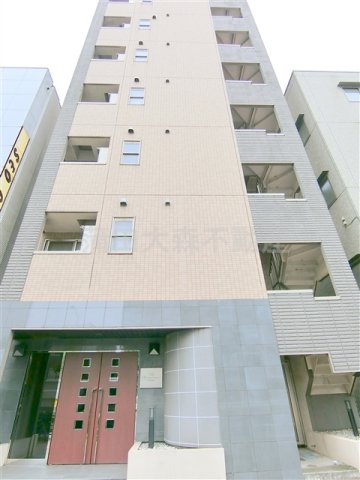 建物外観　2007年1月築　鉄骨造地上7階建て総戸数17戸オートロック