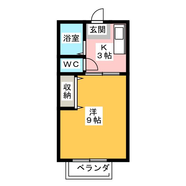 アヴァンウェールICHIKAWAの間取り写真