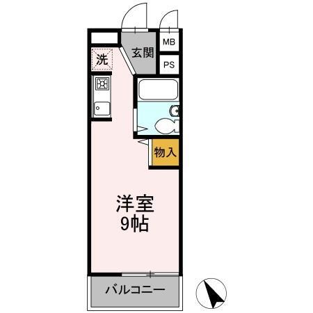 サザンクロスハイムの間取り写真