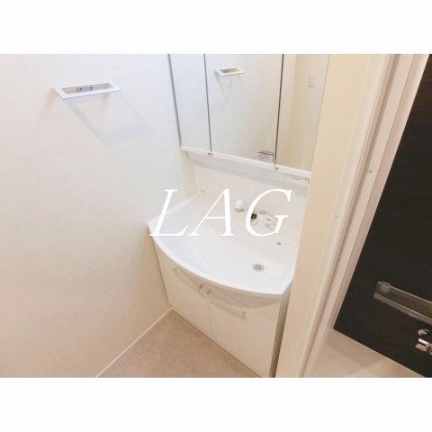 洗面設備　洗面台です。