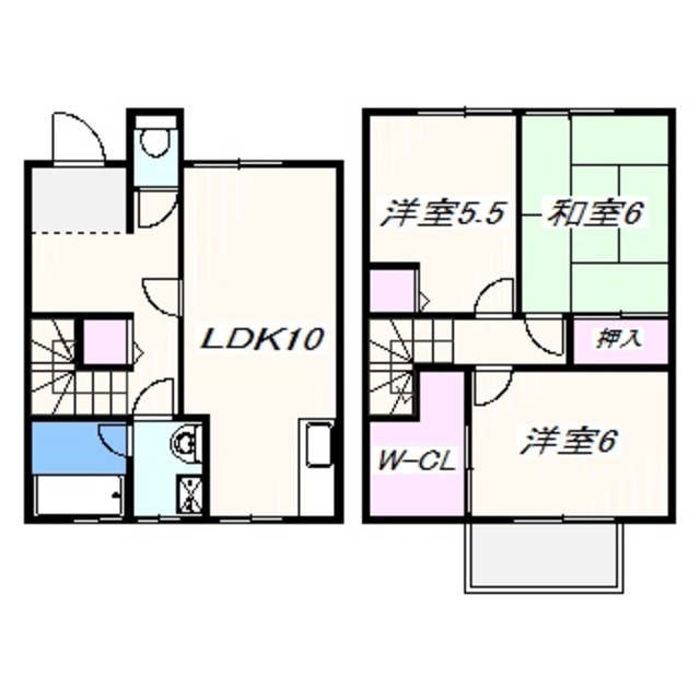 ハーブプラザ和泉鳥取I番館の間取り