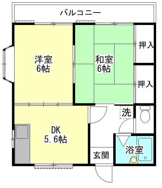 グランドール神栖Aの間取り