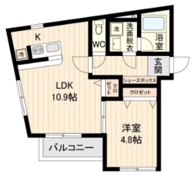 LiveFlat戸越の間取り