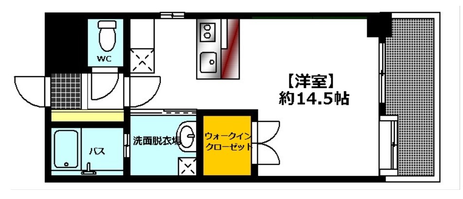 シティハイツ宇品の間取り