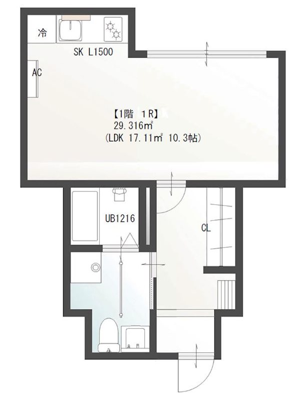 Prive広の間取り