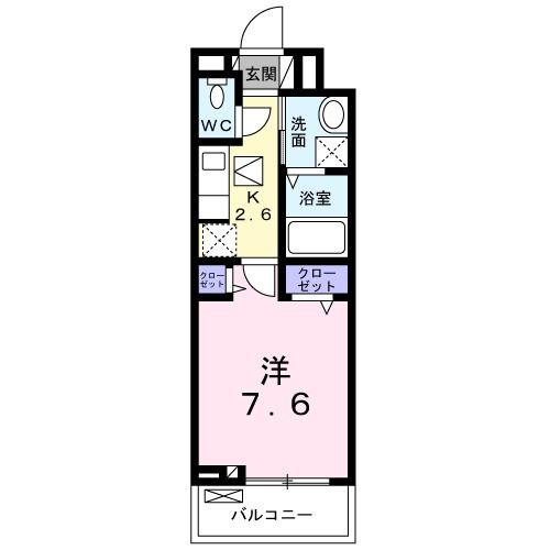 シャルモン　深野ｅａｓｔの間取り