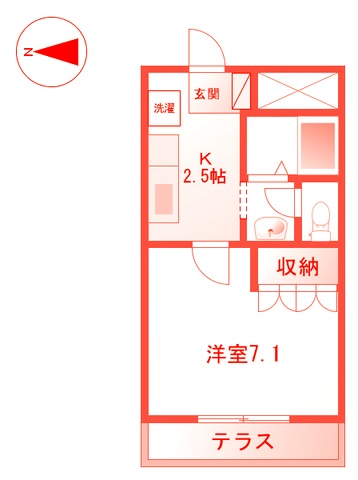 神奈川県海老名市河原口２（マンション）の賃貸物件の間取り