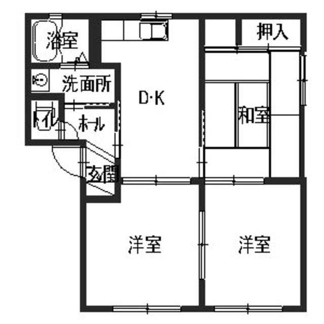 シャーメゾン新堂IIの間取り