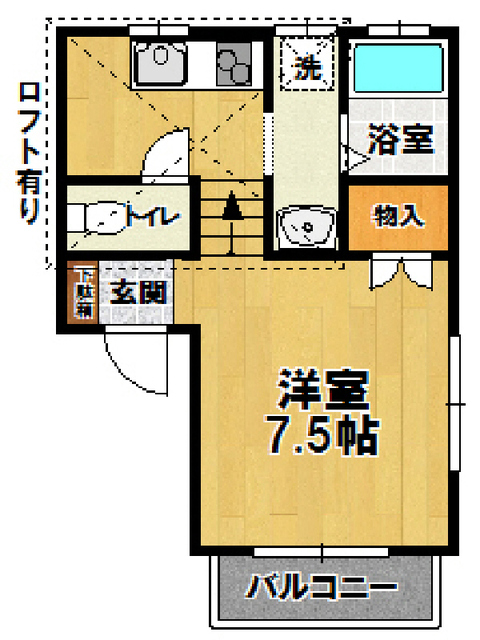 アークエステート谷田部の間取り