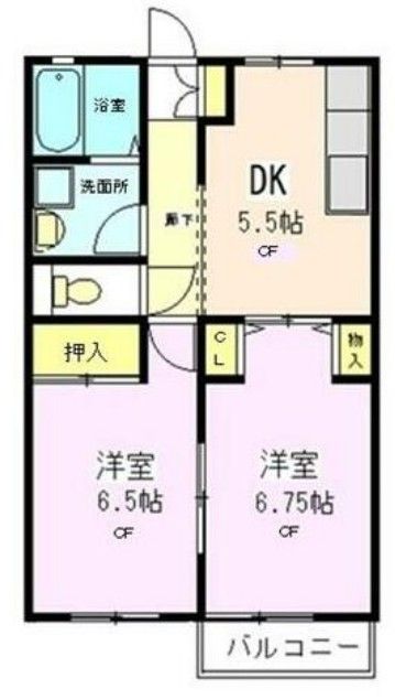 グリーンパレス斎藤分の間取り