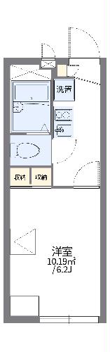 レオパレスＴＳＵＫＵＤＡの間取り